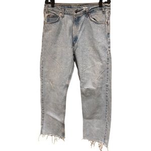 VTG 1997 Orange Tab Levis Jeans - 505 - 36x30 - Raw Hem